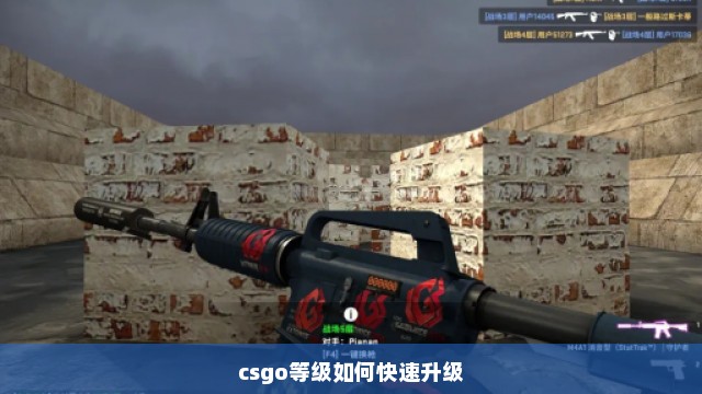 csgo等级如何快速升级