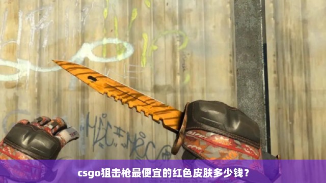 csgo狙击枪最便宜的红色皮肤多少钱？