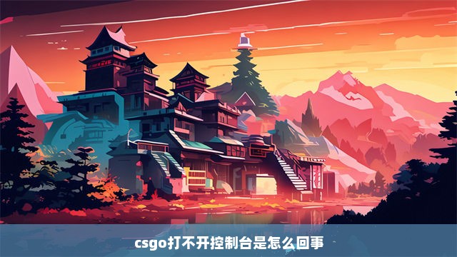 csgo打不开控制台是怎么回事