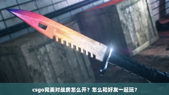 csgo完美对战房怎么开？怎么和好友一起玩？