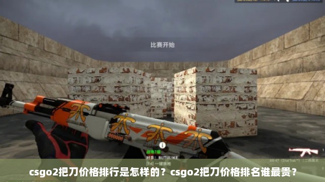 csgo2把刀价格排行是怎样的？csgo2把刀价格排名谁最贵？