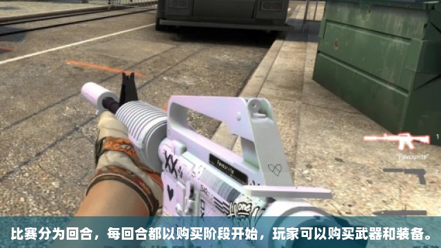 比赛分为回合，每回合都以购买阶段开始，玩家可以购买武器和装备。