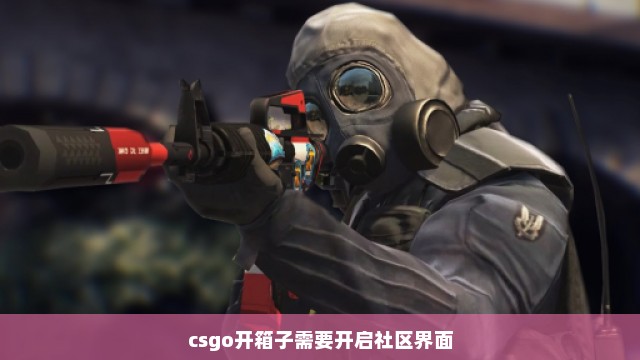 csgo开箱子需要开启社区界面