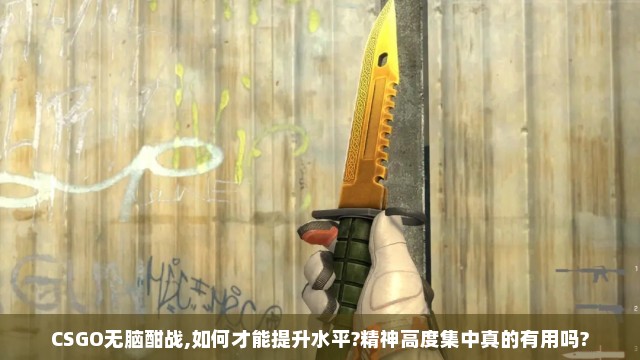 CSGO无脑酣战,如何才能提升水平?精神高度集中真的有用吗?