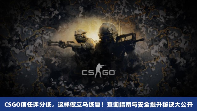 CSGO信任评分低，这样做立马恢复！查询指南与安全提升秘诀大公开