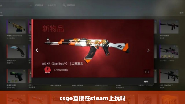 csgo直接在steam上玩吗