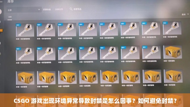 CSGO 游戏出现环境异常导致封禁是怎么回事？如何避免封禁？