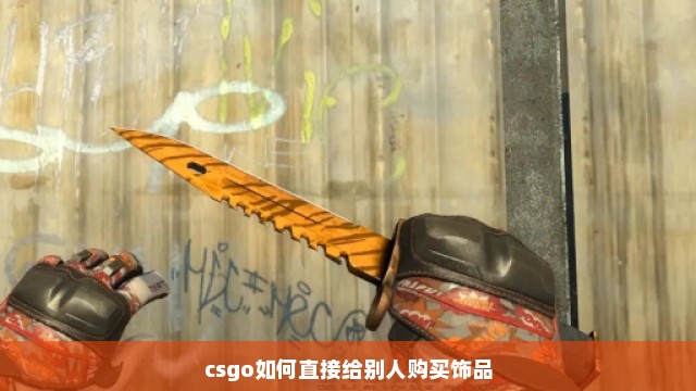 csgo如何直接给别人购买饰品