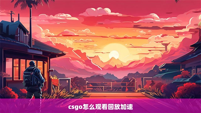 csgo怎么观看回放加速