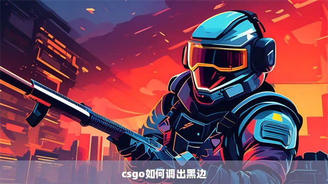 csgo如何调出黑边