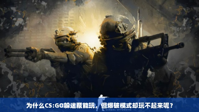 为什么CS:GO躲迷藏能玩，但爆破模式却玩不起来呢？