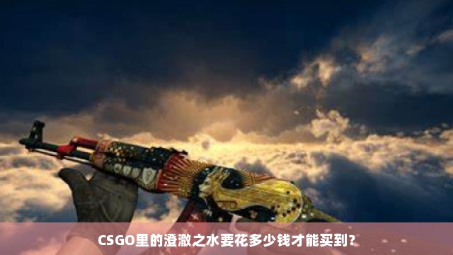 CSGO里的澄澈之水要花多少钱才能买到？