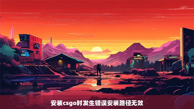 安装csgo时发生错误安装路径无效