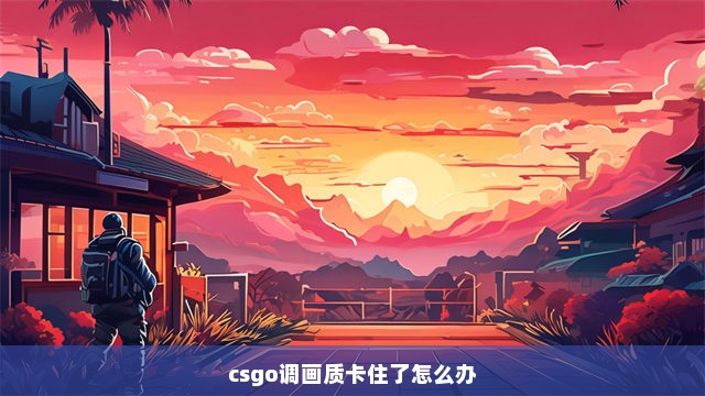 csgo调画质卡住了怎么办