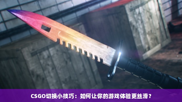 CSGO切换小技巧：如何让你的游戏体验更丝滑？