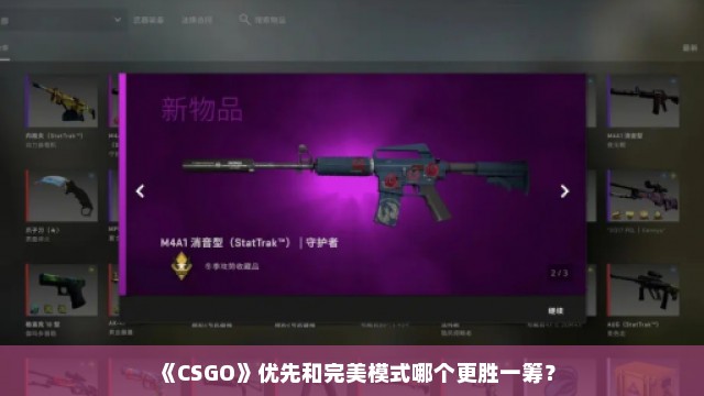 《CSGO》优先和完美模式哪个更胜一筹？