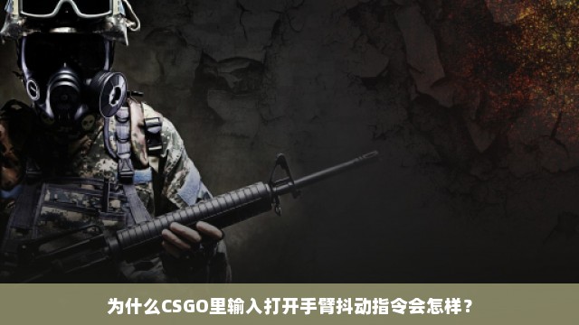 为什么CSGO里输入打开手臂抖动指令会怎样？