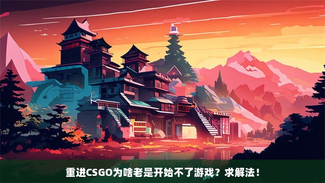 重进CSGO为啥老是开始不了游戏？求解法！