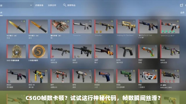 CSGO帧数卡顿？试试这行神秘代码，帧数瞬间丝滑？