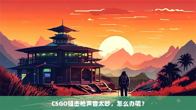 CSGO狙击枪声音太吵，怎么办呢？