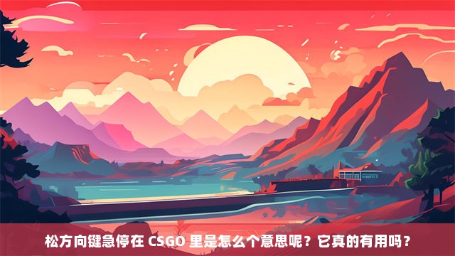 松方向键急停在 CSGO 里是怎么个意思呢？它真的有用吗？