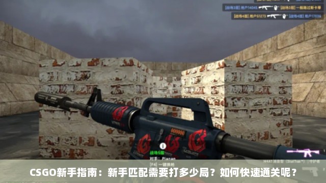 CSGO新手指南：新手匹配需要打多少局？如何快速通关呢？