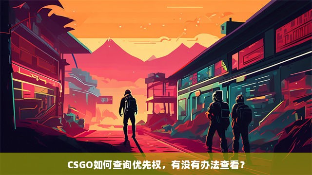 CSGO如何查询优先权，有没有办法查看？