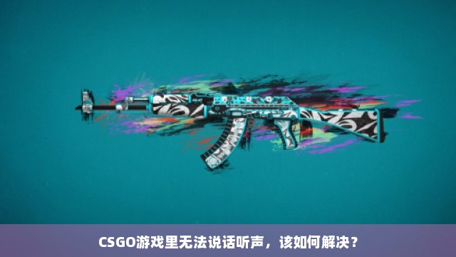 CSGO游戏里无法说话听声，该如何解决？