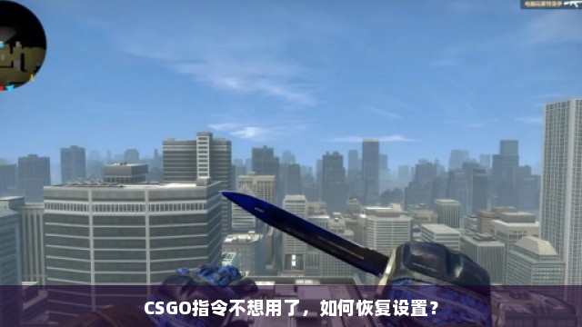 CSGO指令不想用了，如何恢复设置？