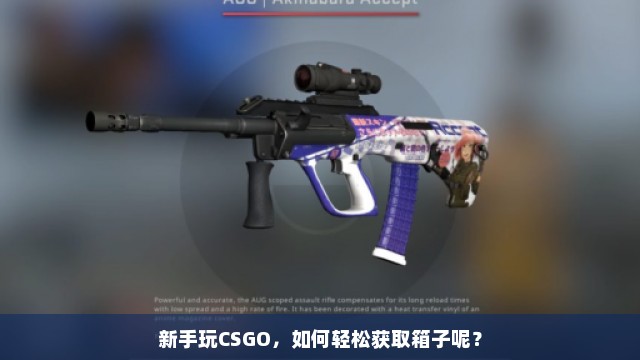 新手玩CSGO，如何轻松获取箱子呢？